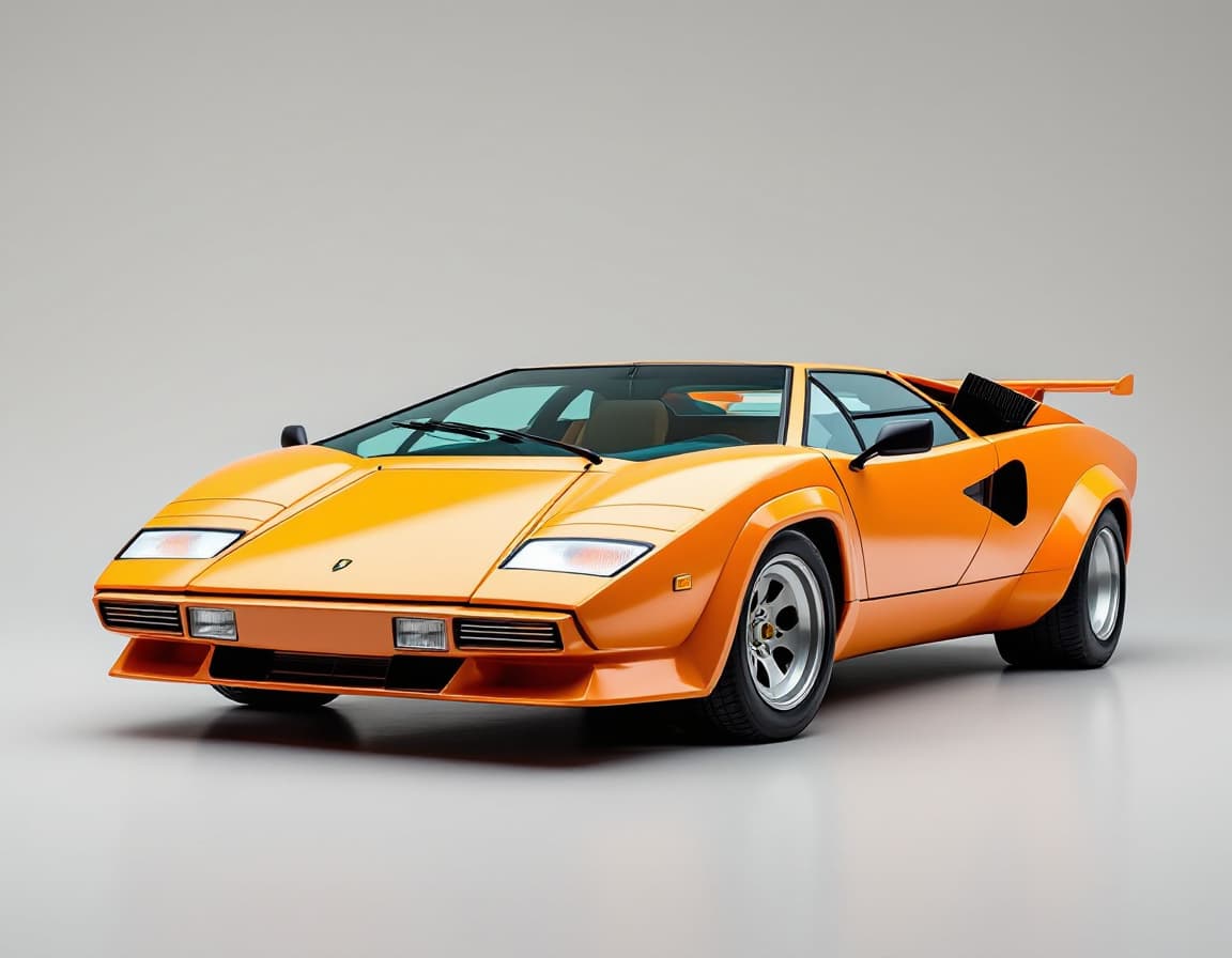 Lamborghini Countach — upload your photo to render it in the Drift Build style