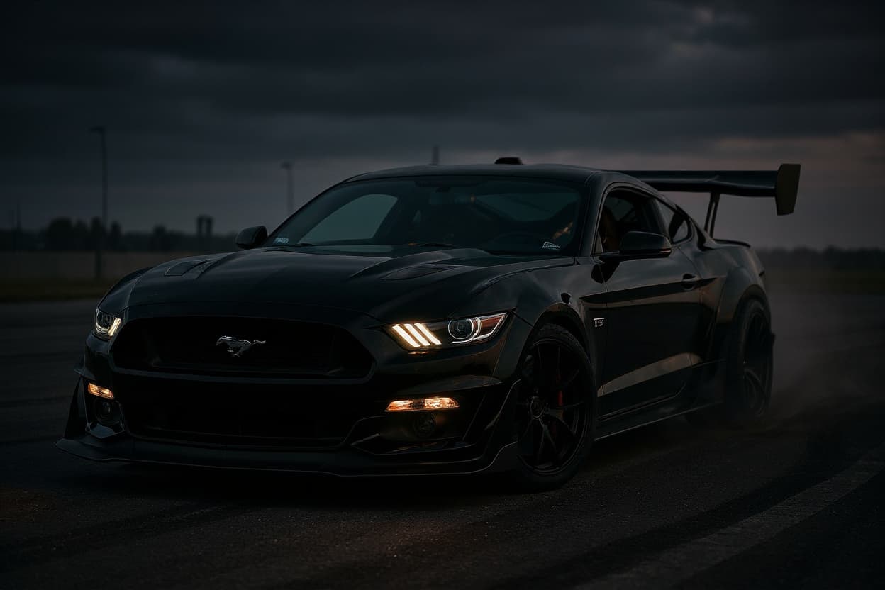 Ford Mustang (S550) Drift Build AI render example