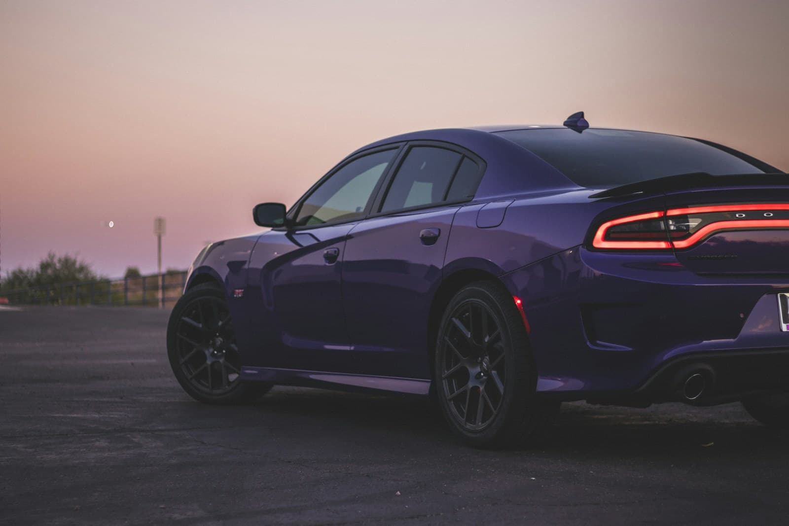Stock Dodge Charger, before widebody kit
