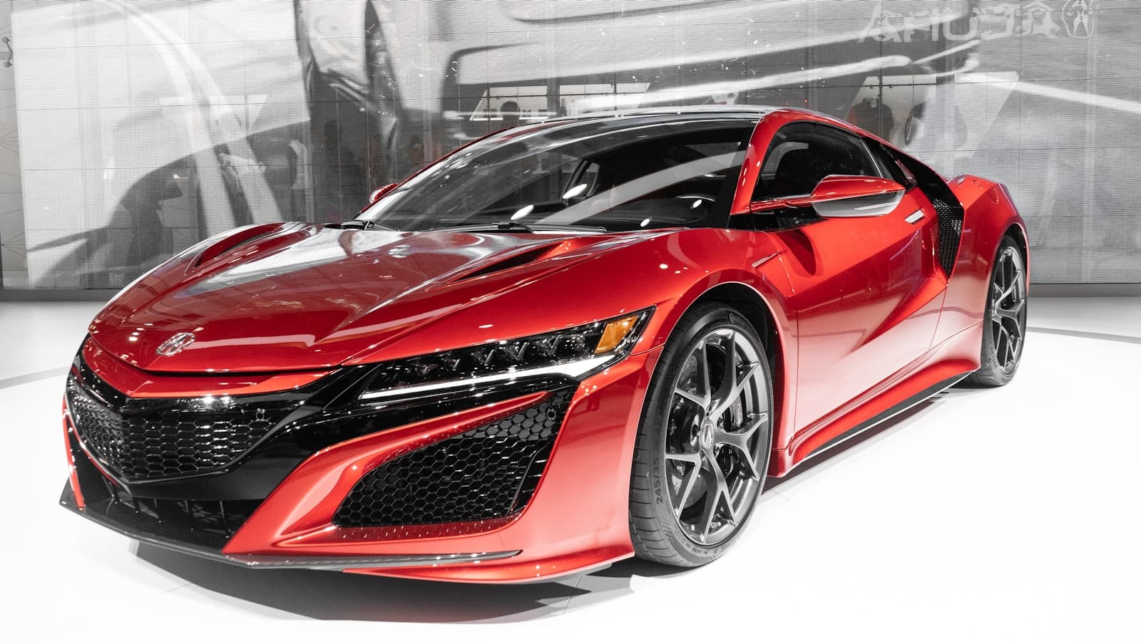 Stock red Honda NSX, before JDM render