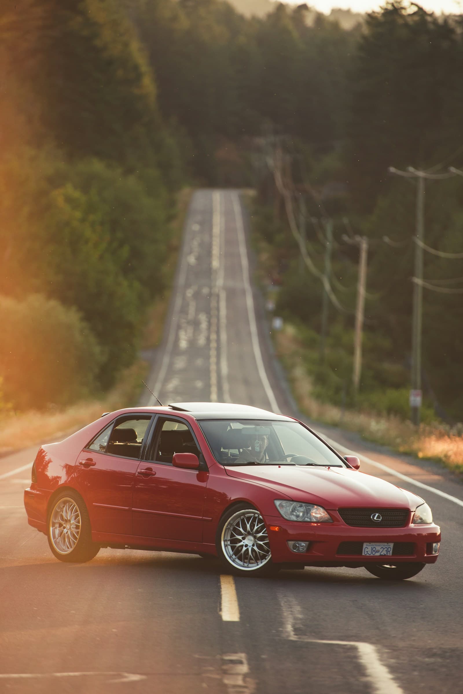 Stock Lexus IS, before stance render
