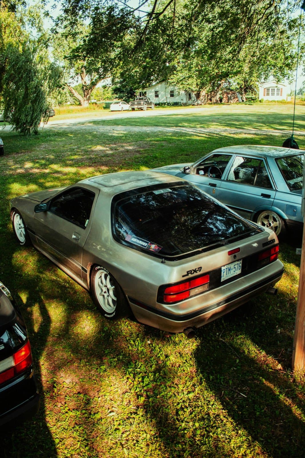 Stock Mazda RX-7, before drift build render