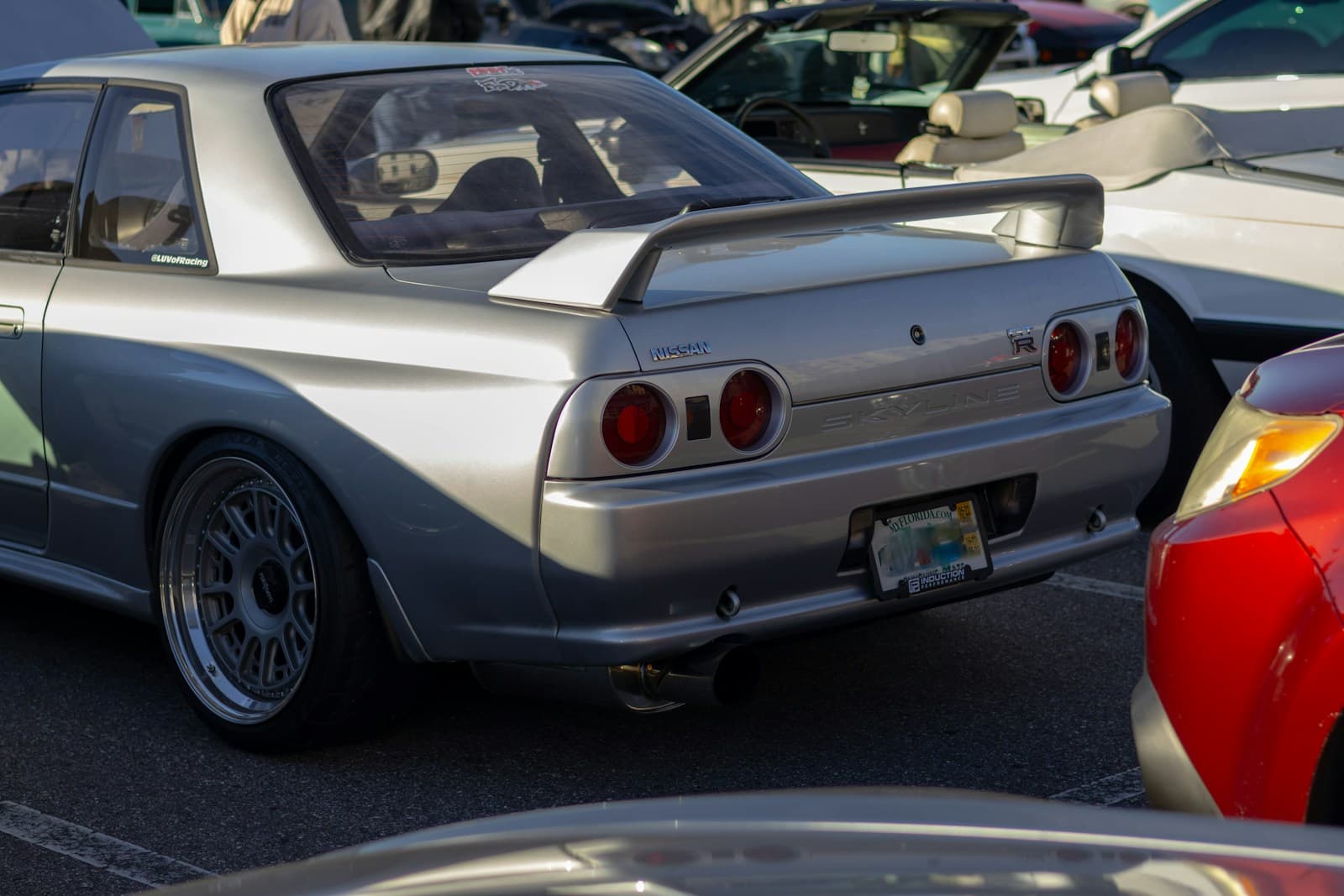 Stock Nissan Skyline, before drift build render