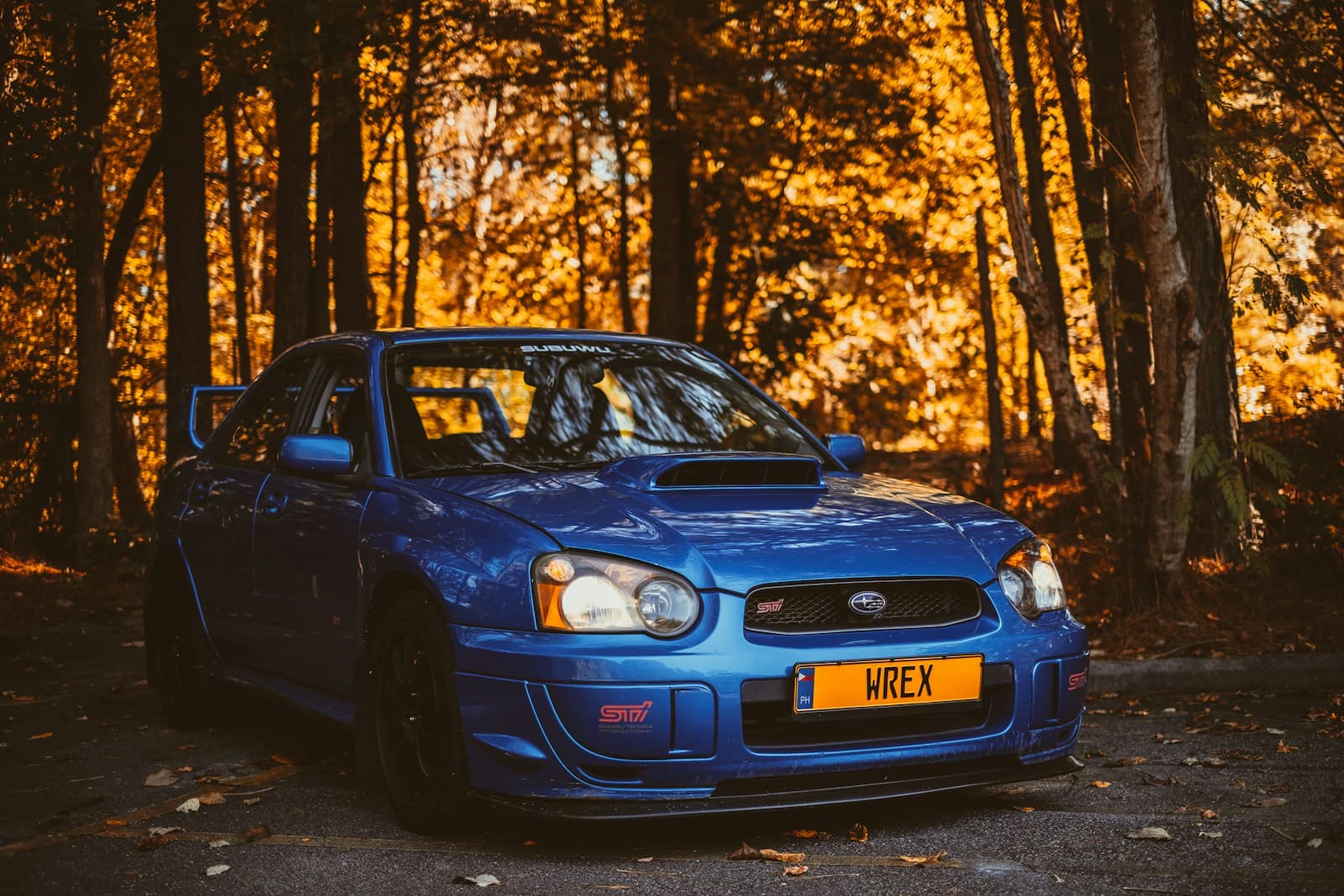 Stock Subaru Impreza, before slammed render