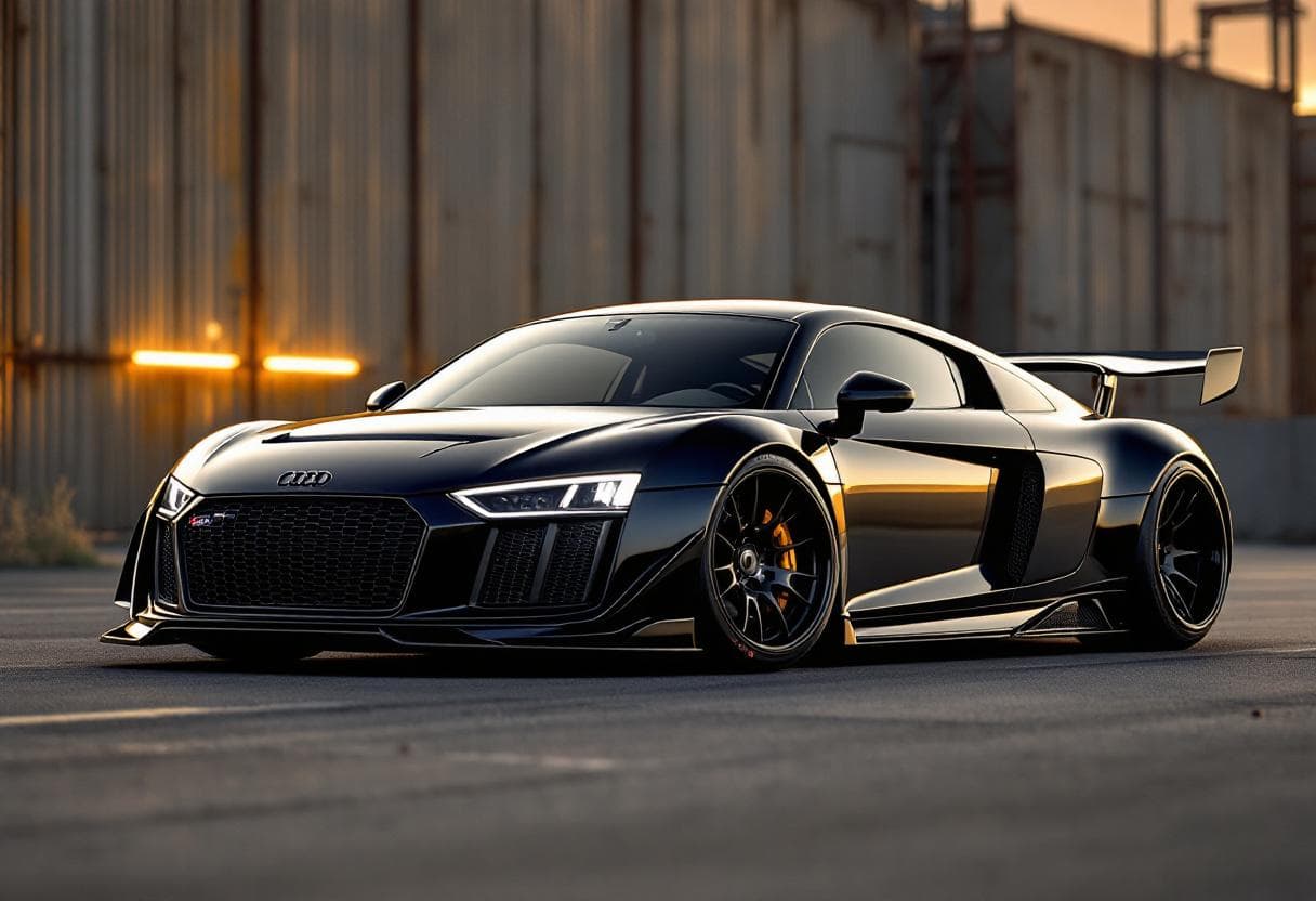 Audi R8 (Mk1) Widebody Kit AI render example