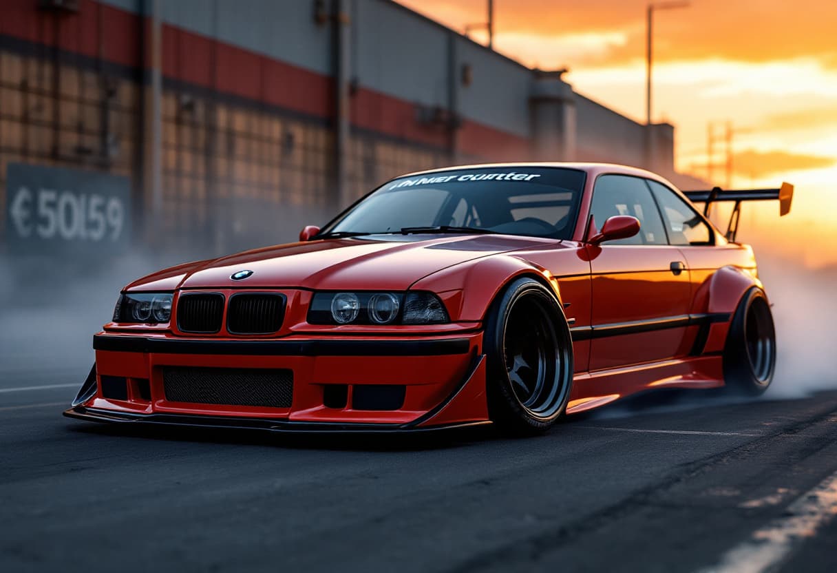 BMW M3 (E36) Drift Build AI render example
