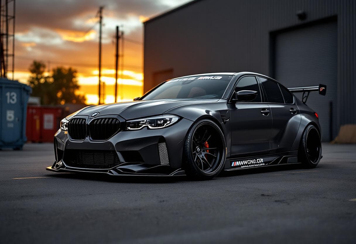 BMW M3 (G80) Widebody Kit AI render example