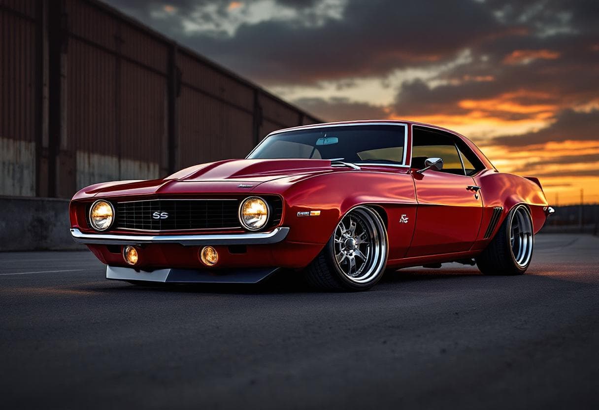 Chevrolet Camaro 1969 Color Change AI render example
