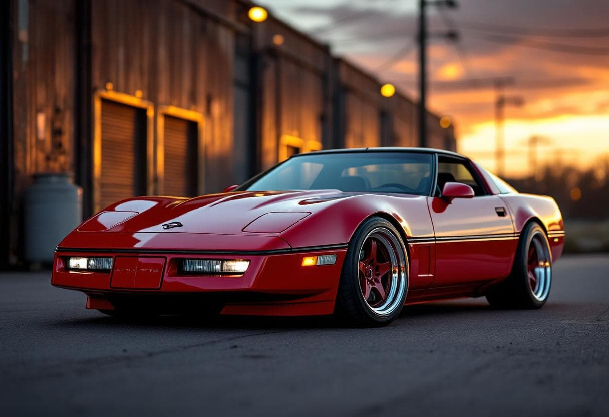 Chevrolet Corvette C4 Color Change AI render example
