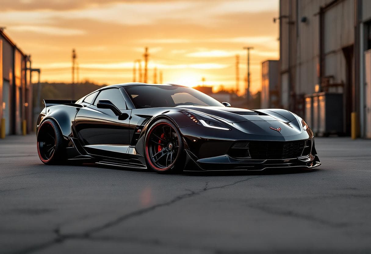 Chevrolet Corvette C7 Widebody Kit AI render example