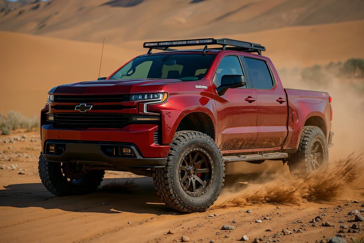 Chevrolet Silverado off-road AI render