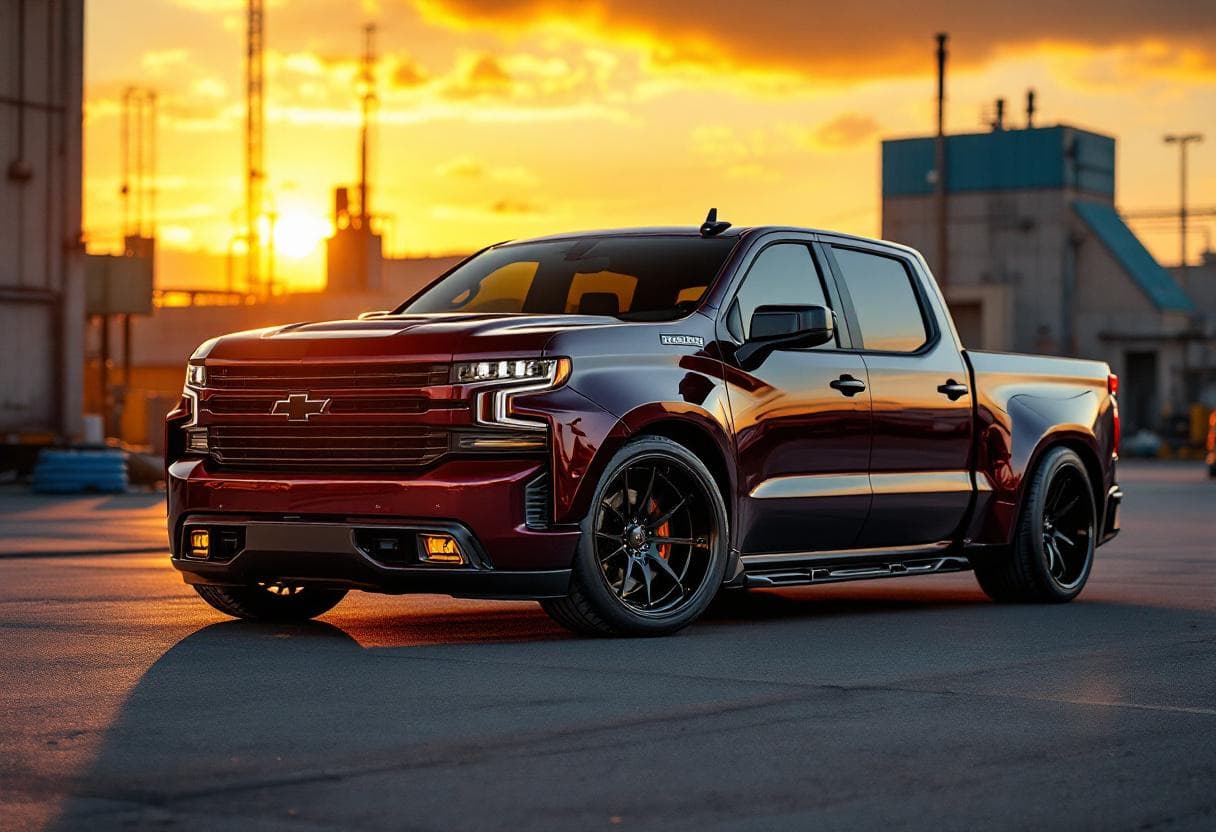 Chevrolet Silverado Widebody Kit AI render example