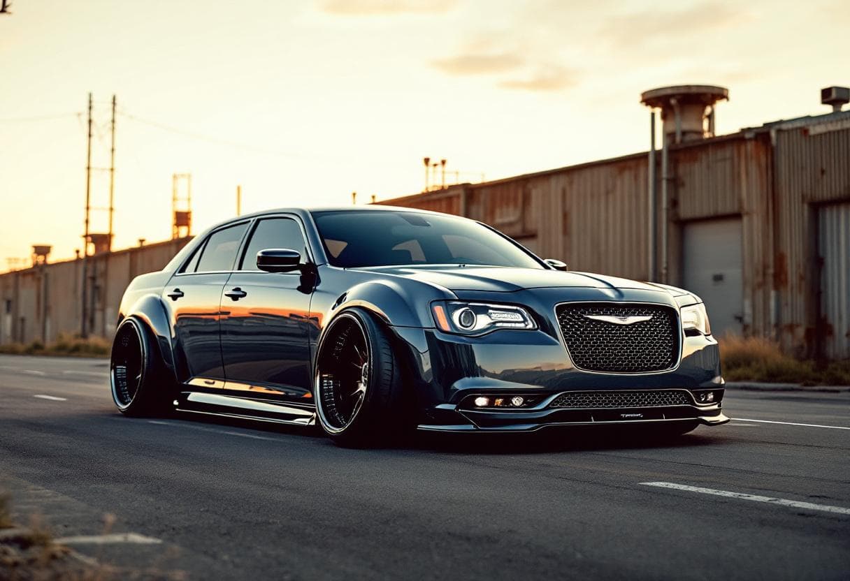 Chrysler 300 Slammed AI render example