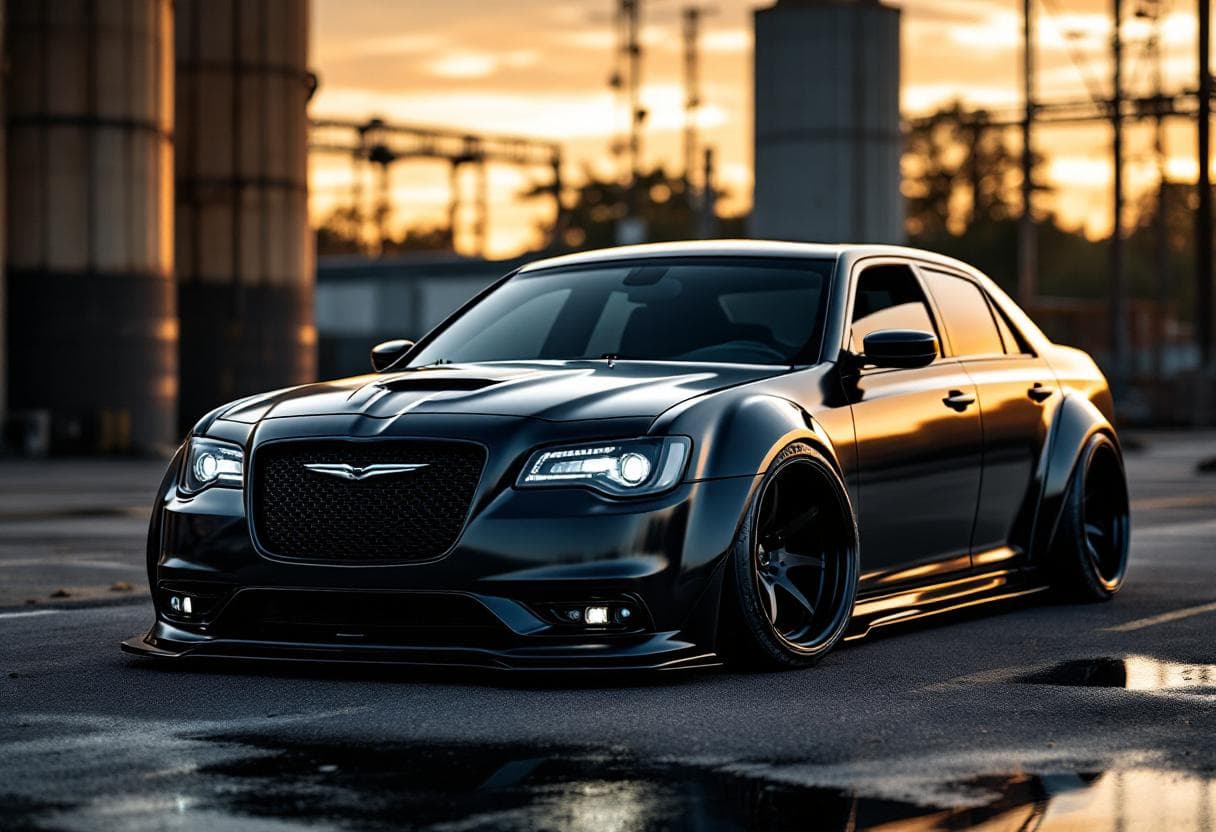 Chrysler 300 Widebody Kit AI render example