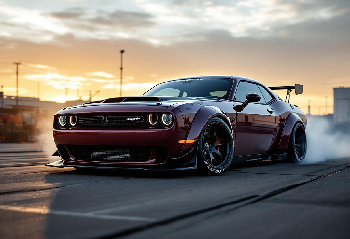 Dodge Challenger Drift Build AI render example