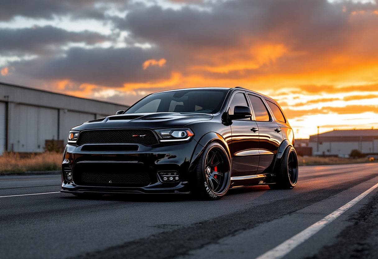 Dodge Durango Slammed AI render example