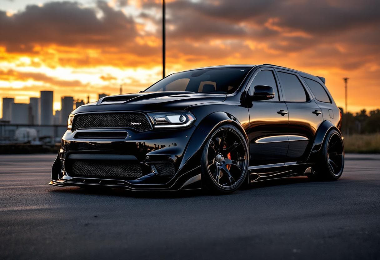 Dodge Durango Widebody Kit AI render example