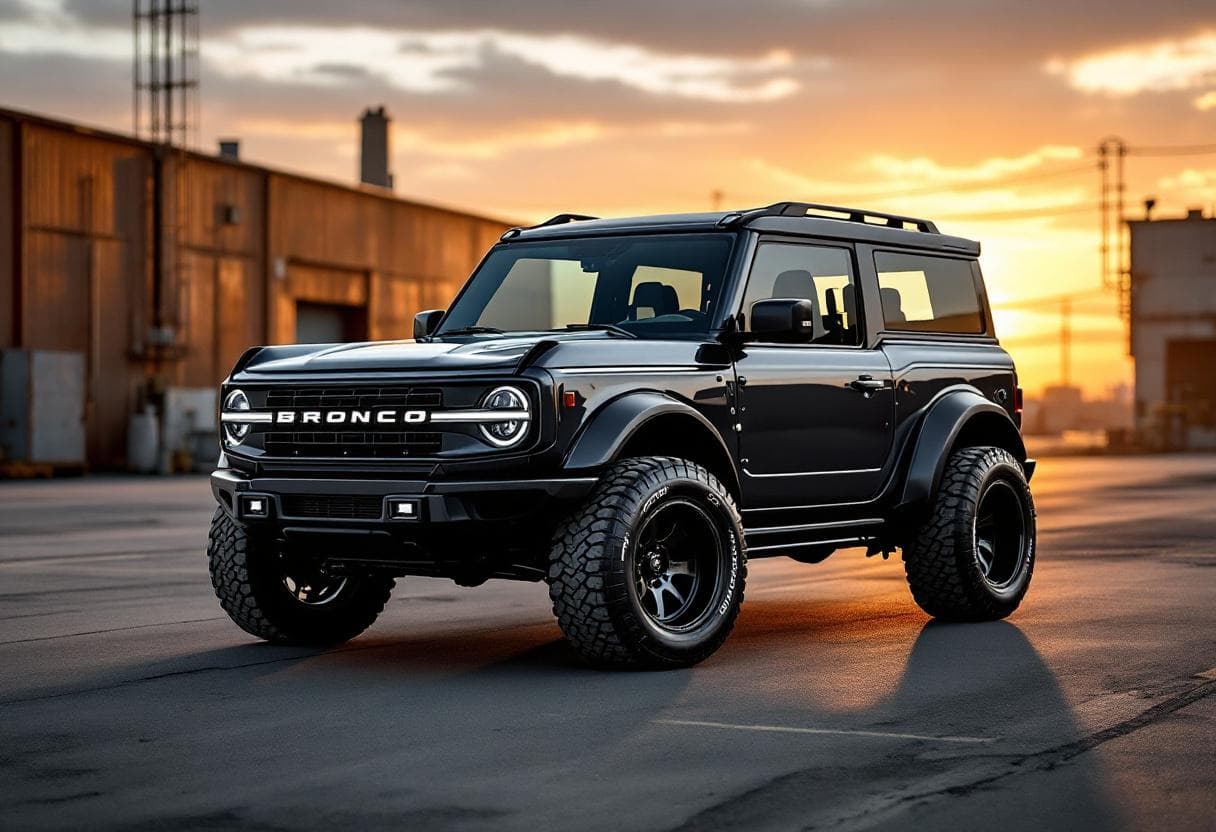 Ford Bronco Widebody Kit AI render example