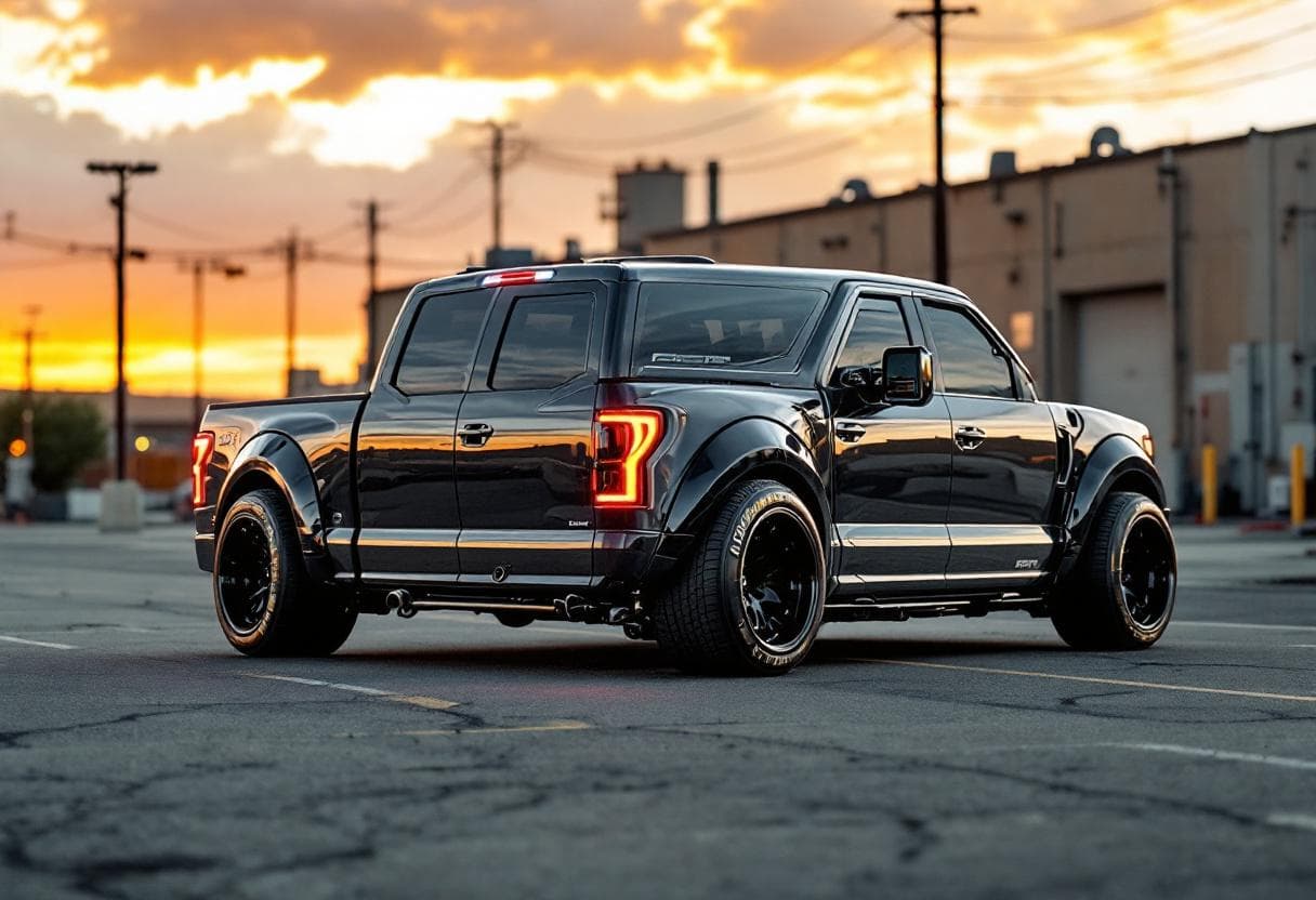 Ford F-150 Slammed AI render example
