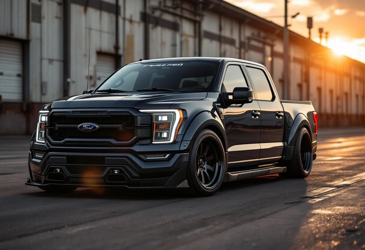 Ford F-150 Widebody Kit AI render example