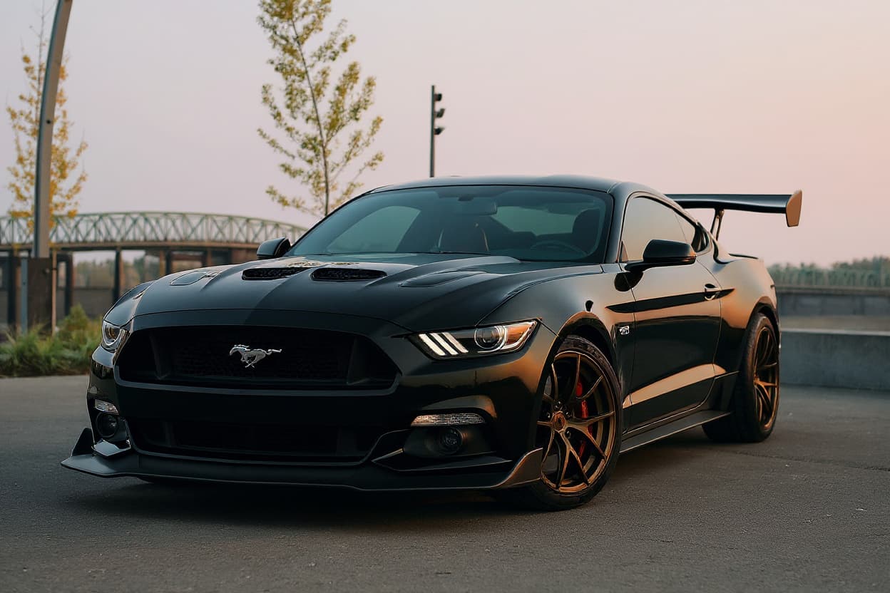 Ford Mustang (S550) JDM Style AI render example