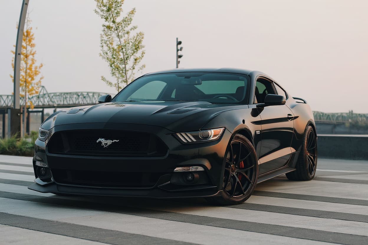 Ford Mustang (S550) Slammed AI render example