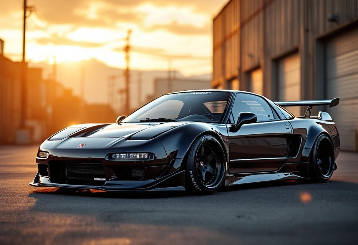 Honda NSX (NA1) Widebody Kit AI render example