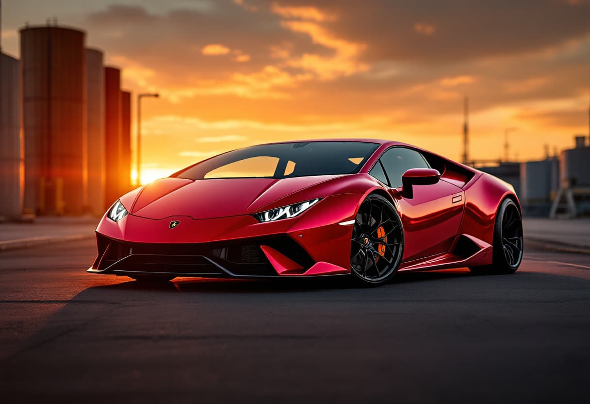 Lamborghini Huracán in Repaint preview, AI color change render | TunedRides