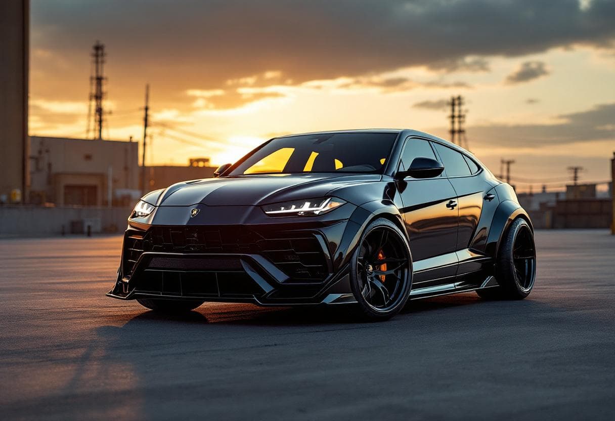 Lamborghini Urus Widebody Kit AI render example