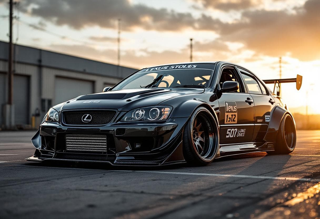 Lexus IS 300 Drift Build AI render example