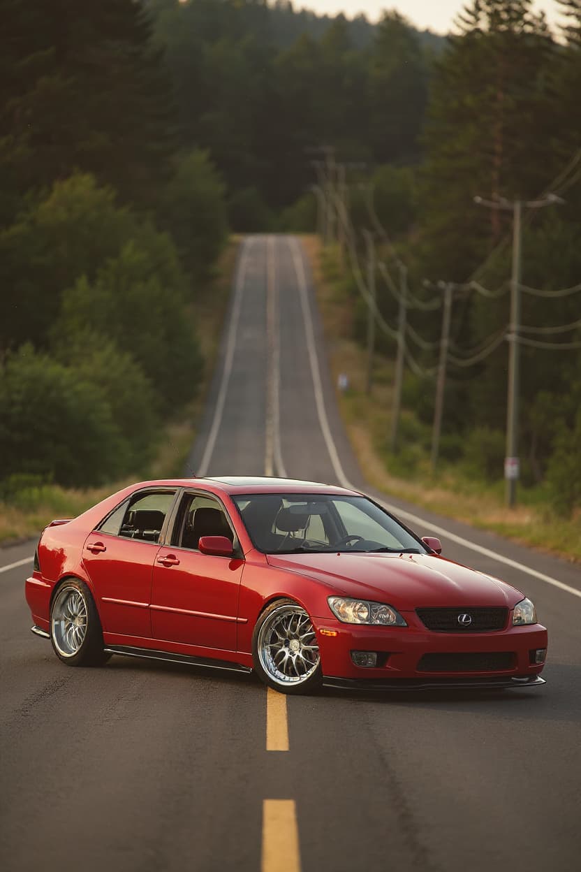 Lexus IS 300 Stance AI render example