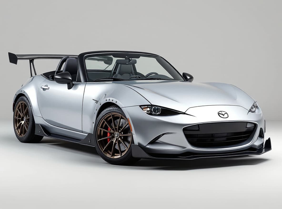 Mazda MX-5 Miata Widebody Kit AI render example