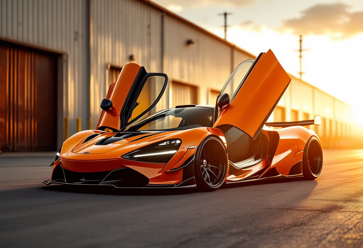McLaren 720S Widebody Kit AI render example