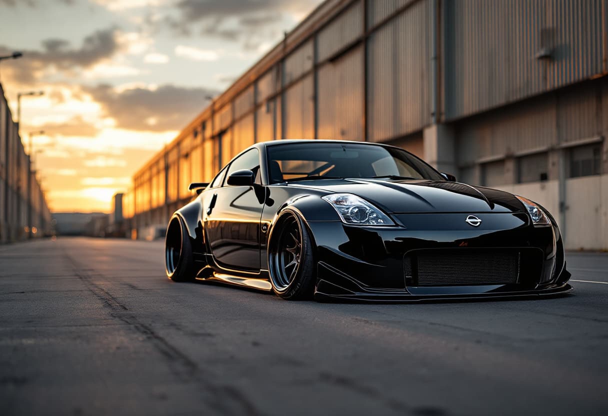 Nissan 350Z (Z33) Stance AI render example