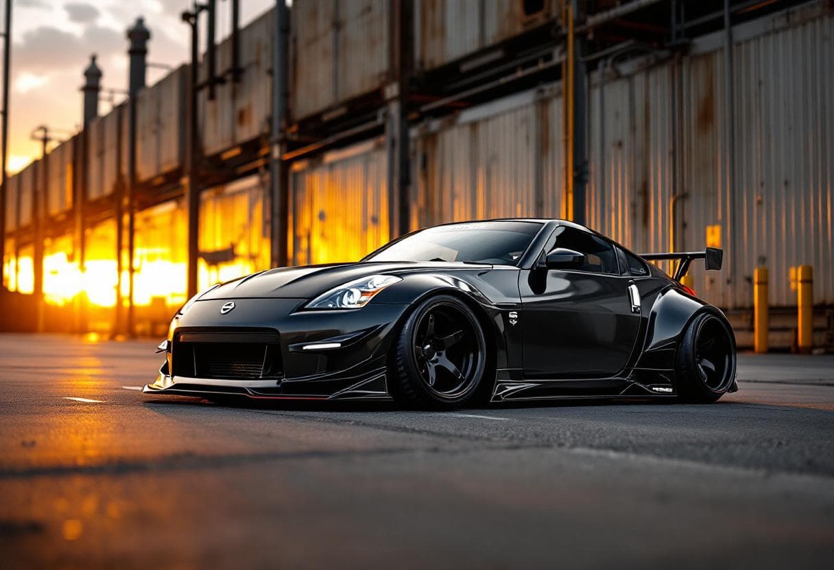 Nissan Z (RZ34) Widebody Kit AI render example
