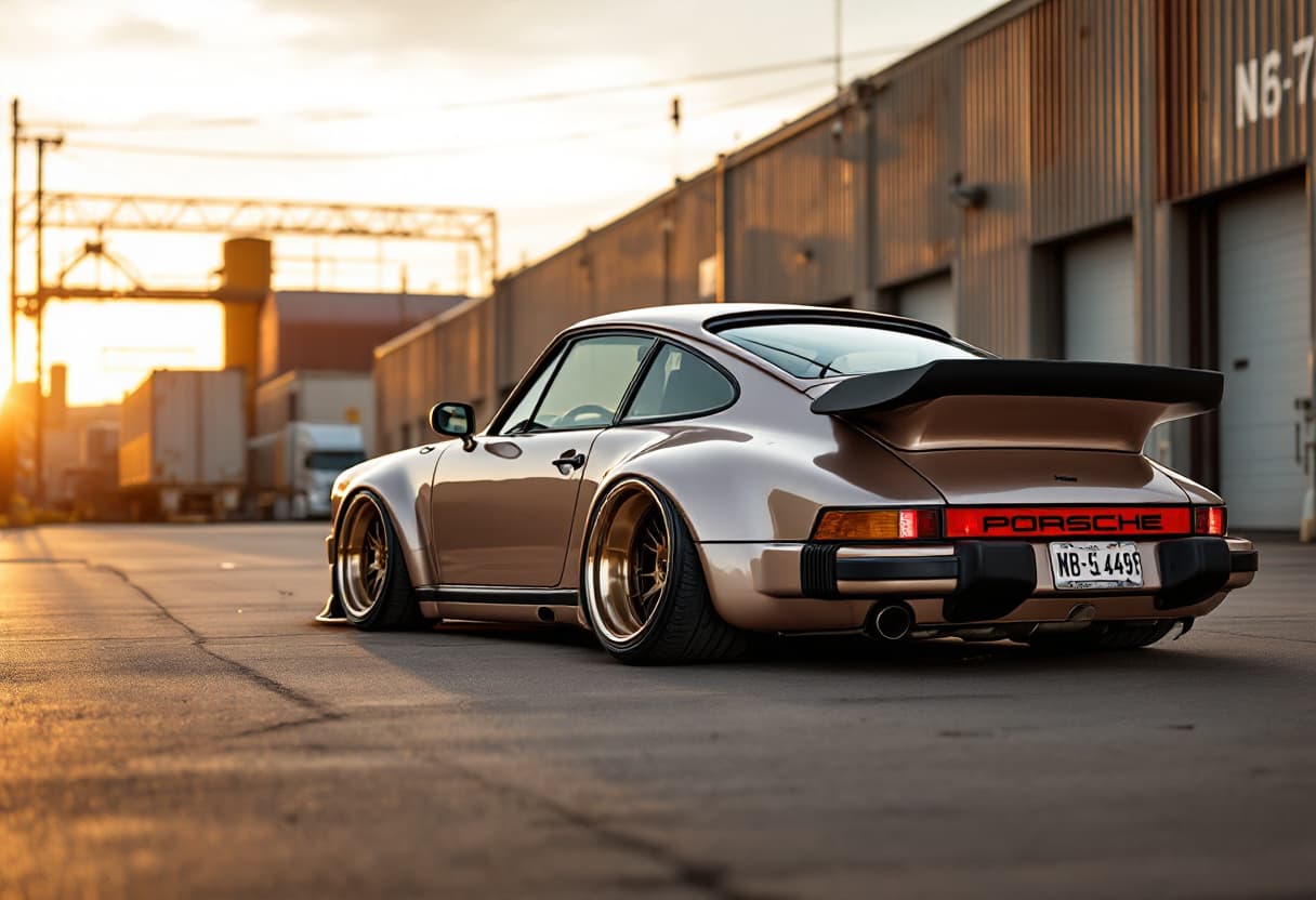 Porsche 911 (964) Stance AI render example