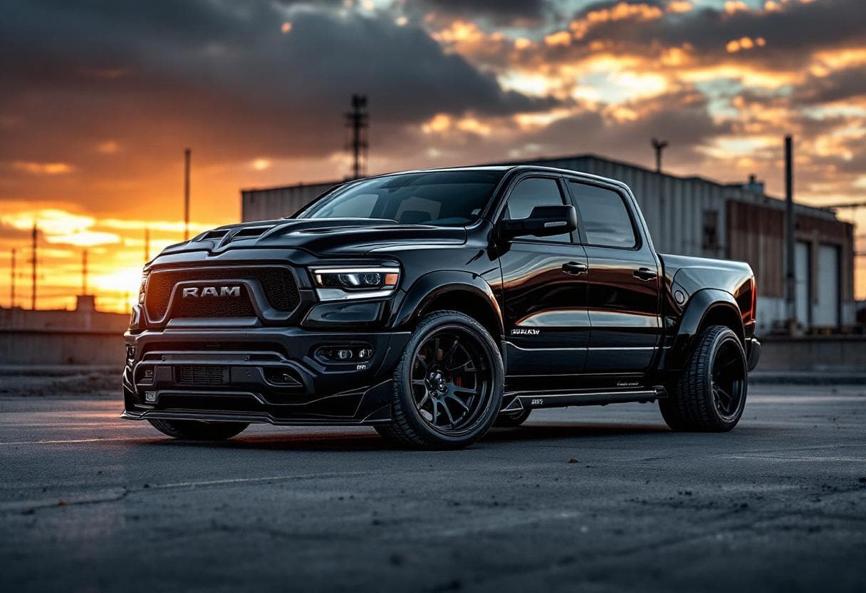 Ram 1500 Widebody Kit AI render example