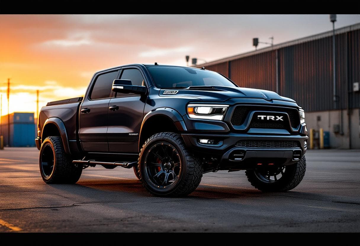 Ram 1500 TRX Widebody Kit AI render example