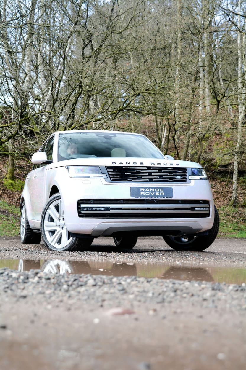 Range Rover in Pearl White, AI wrap render | TunedRides