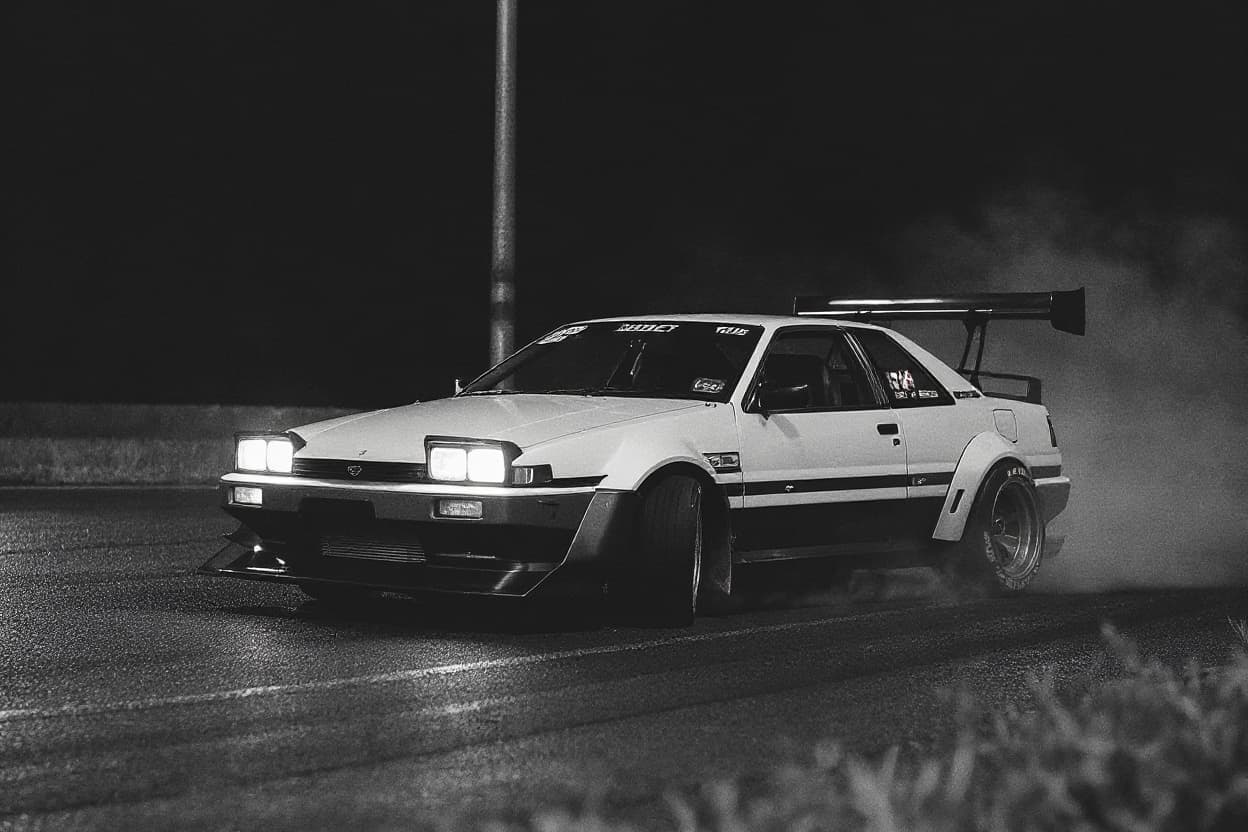 Toyota AE86 drift render — the TunedRides shop car