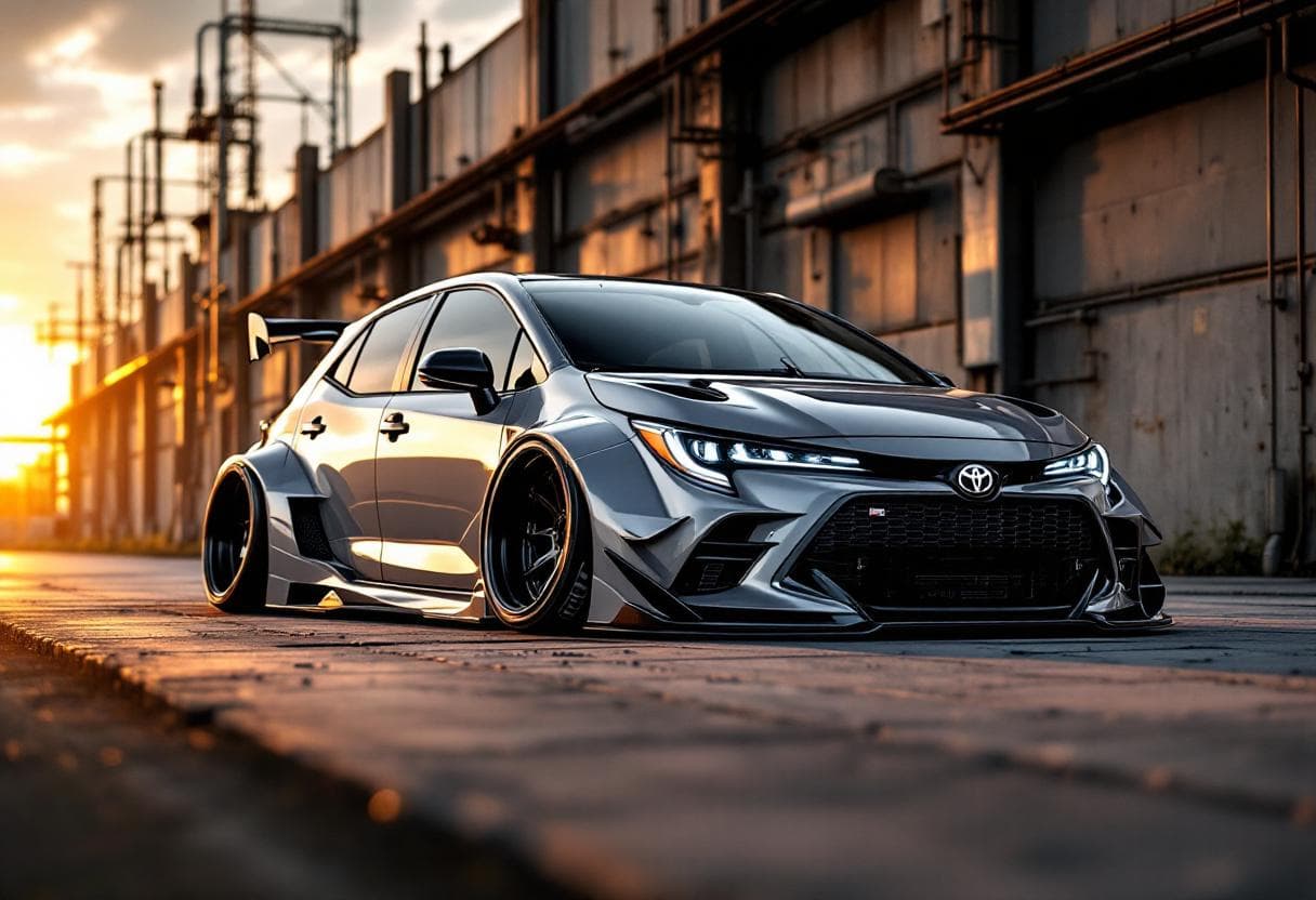 Toyota GR Corolla Widebody Kit AI render example