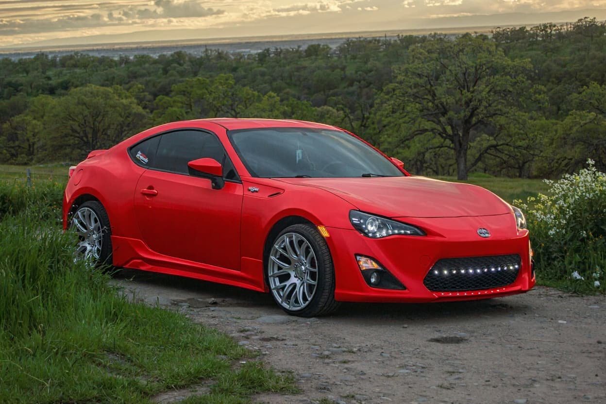 Toyota GR86 Color Change AI render example