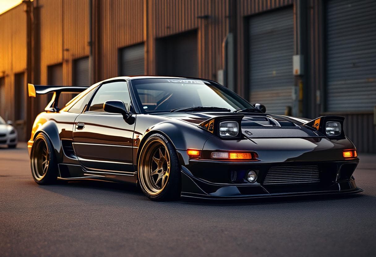 Toyota MR2 (SW20) JDM Style AI render example