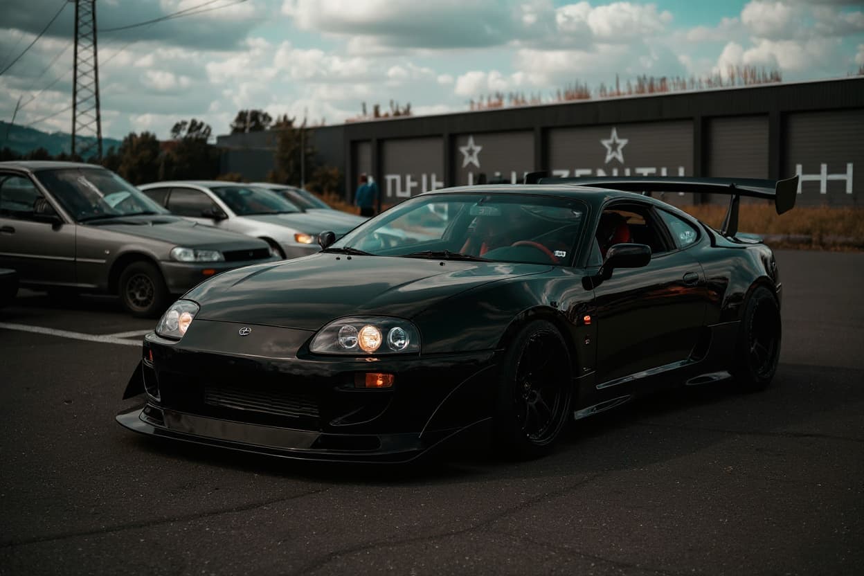 Toyota Supra Mk4 Drift Build AI render example