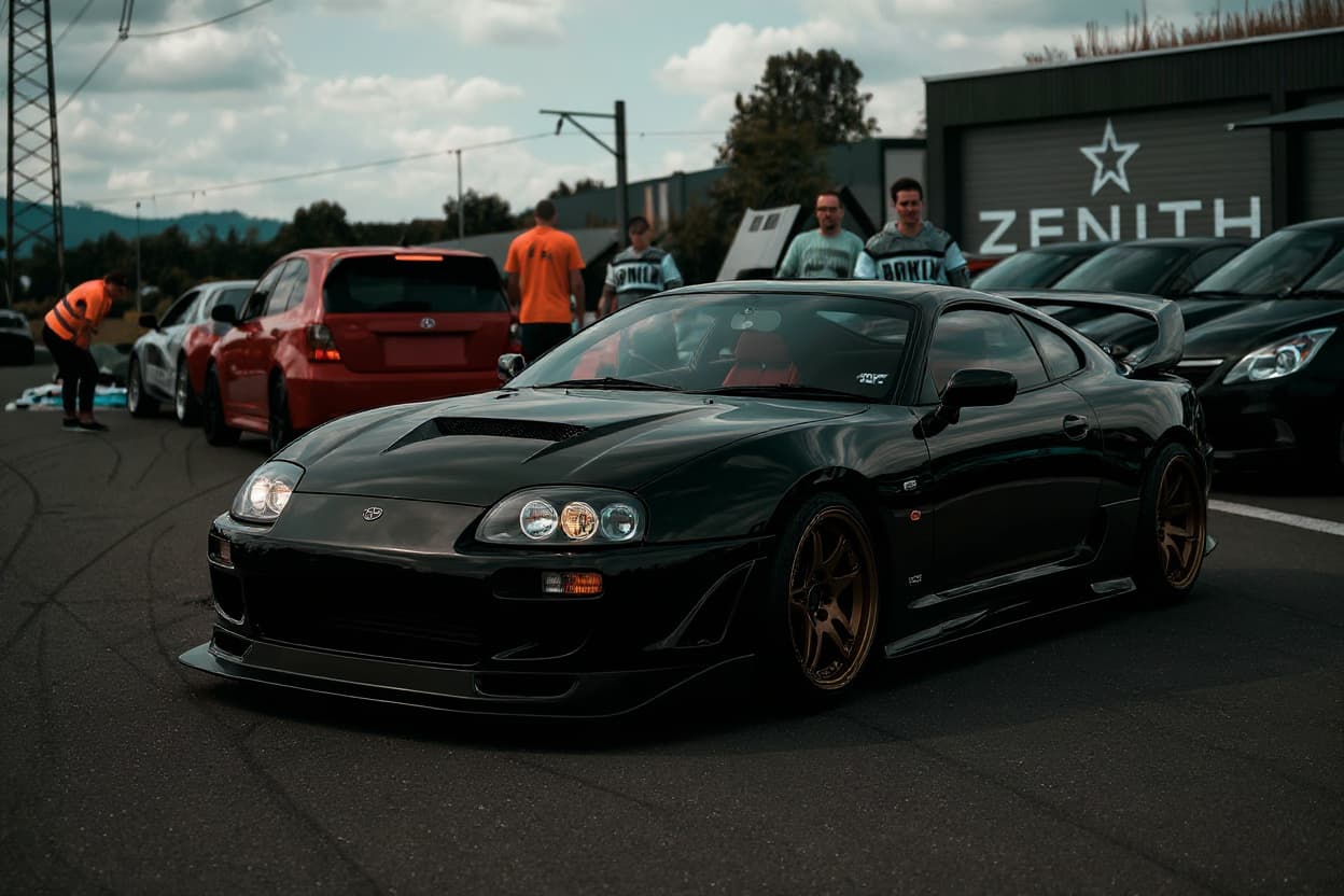 Toyota Supra Mk4 JDM Style AI render example