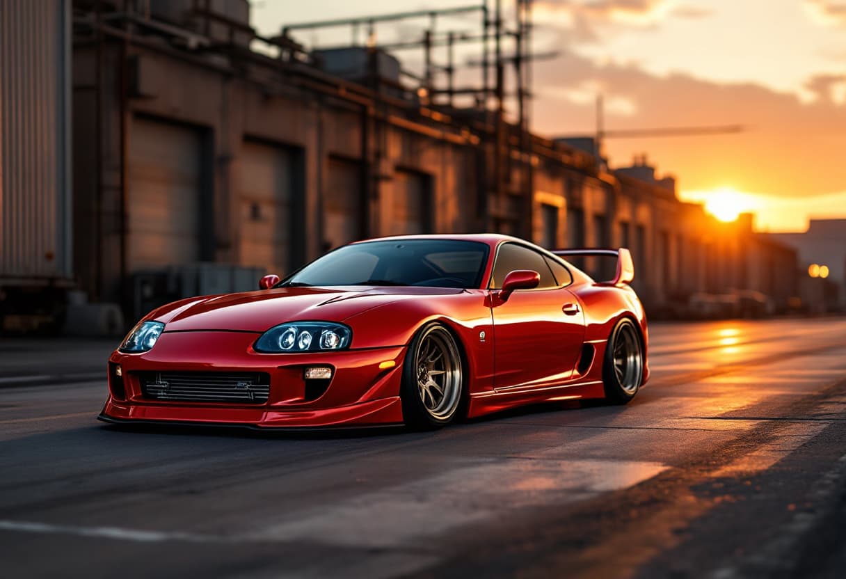 Toyota Supra Mk4 Color Change AI render example