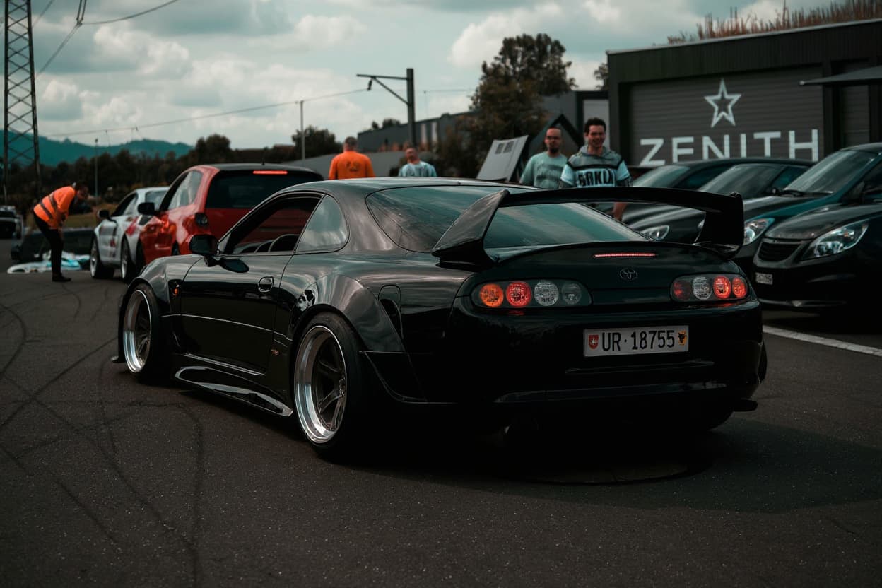 Toyota Supra Mk4 Slammed AI render example