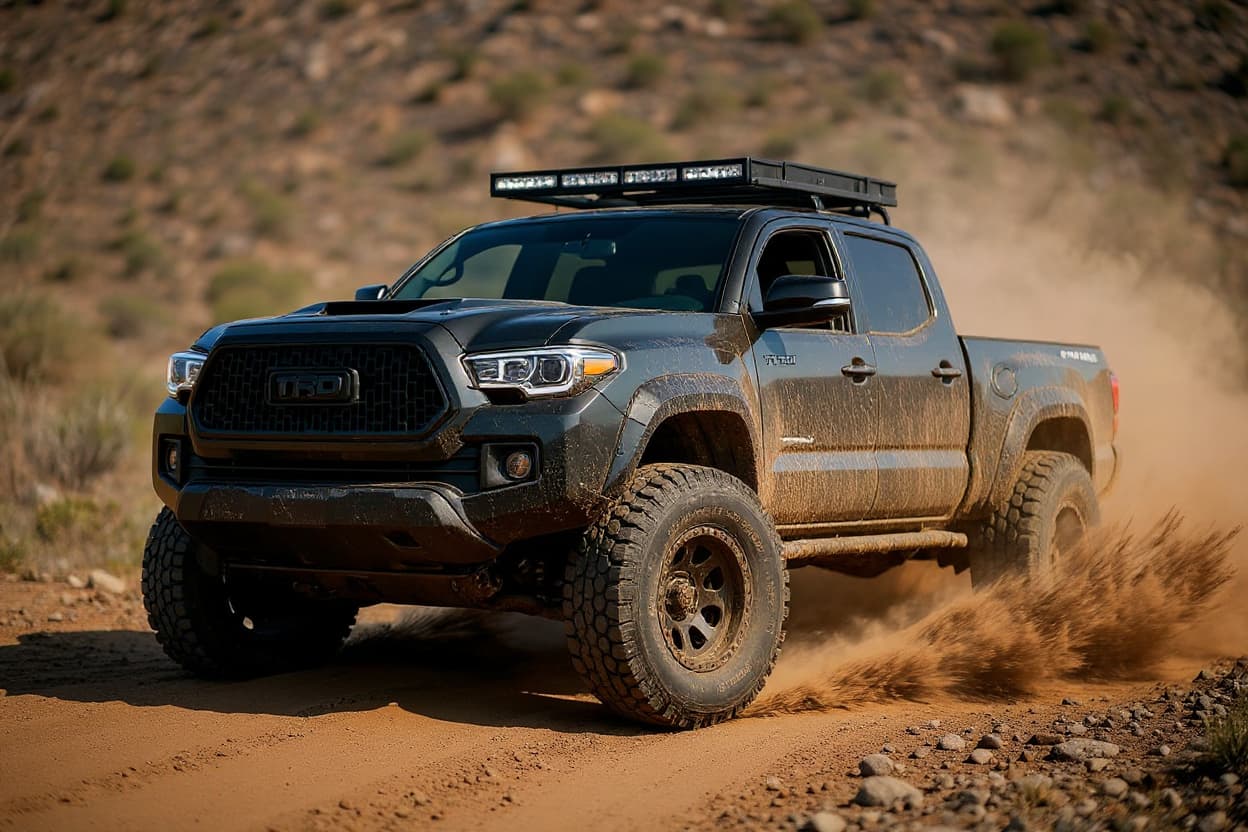 Toyota Tacoma Offroad AI render example