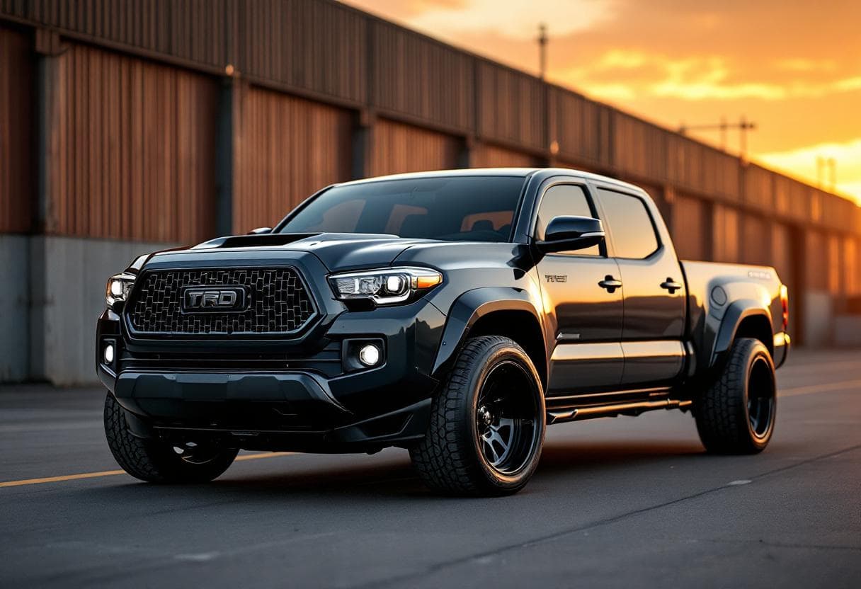 Toyota Tacoma Widebody Kit AI render example