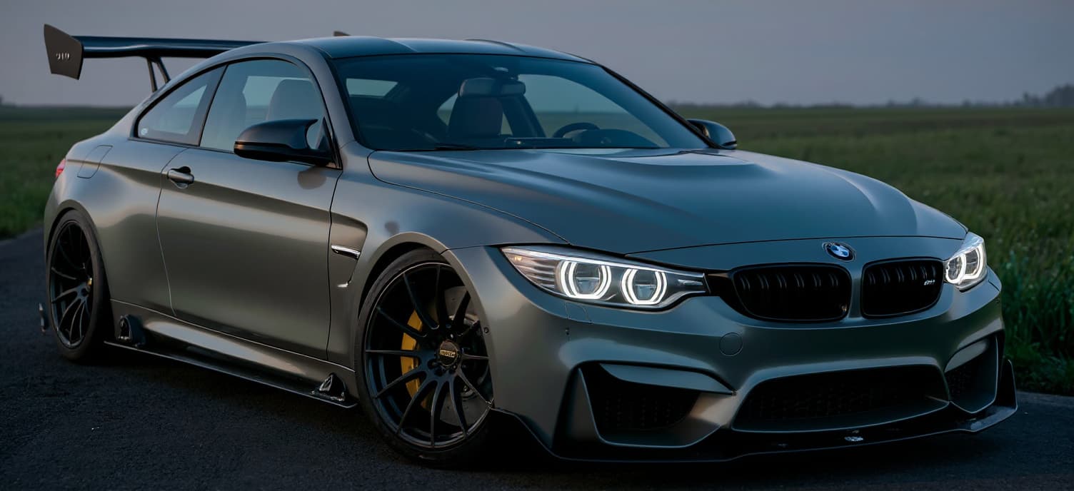 BMW widebody AI render